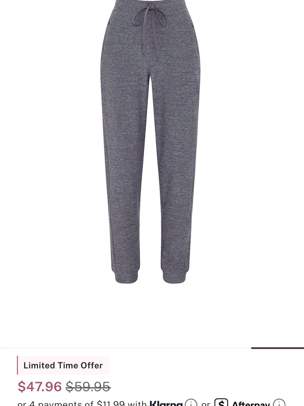 VSX New Essential Jogger Pants - Gray